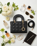 Elegant Quilted Top-Handle Bag