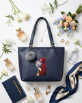Navy Niqabi Art Tote