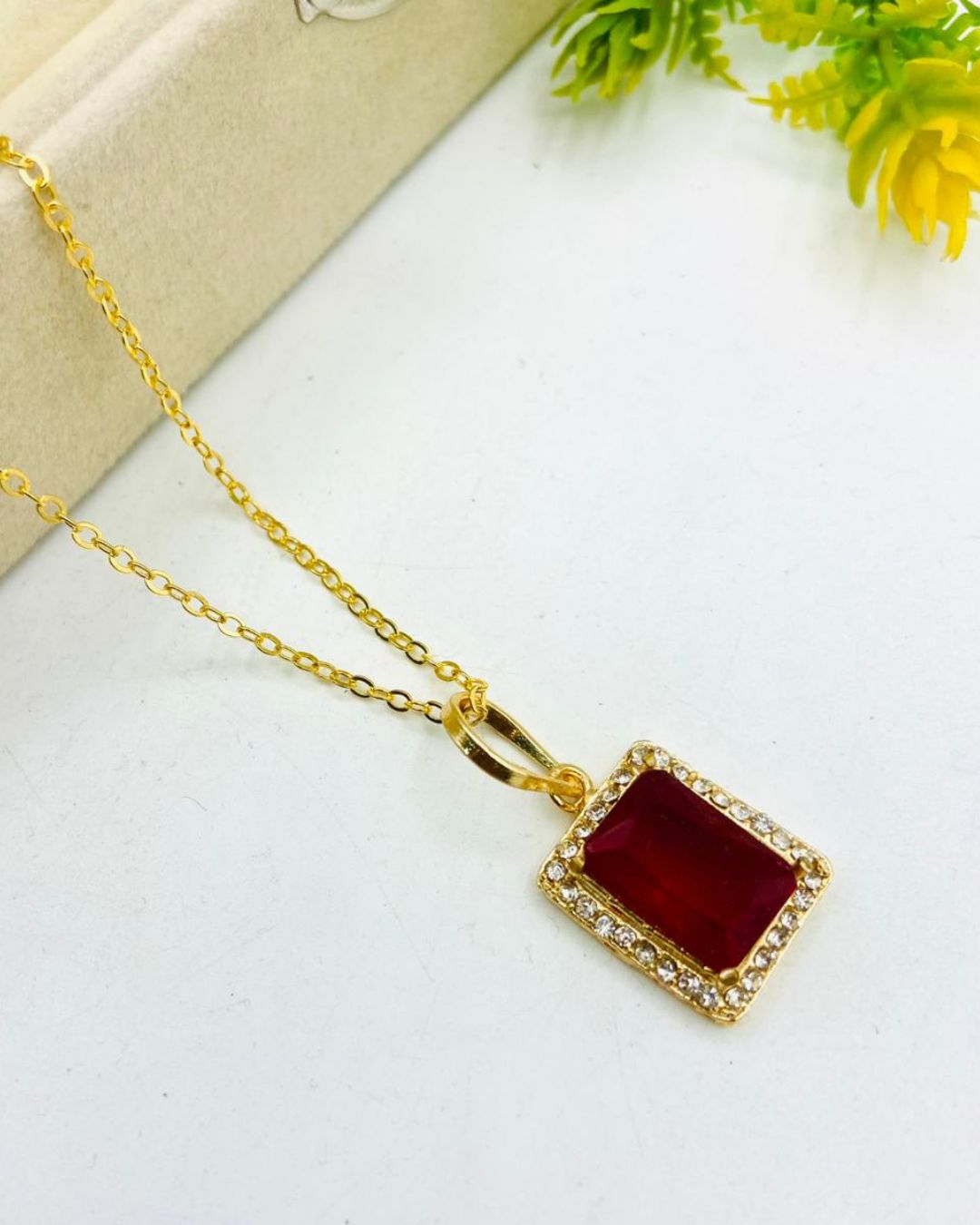 Fancy Beautiful Gold Plated Zircon Pendants