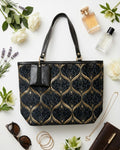 Golden Velvet Tote Bag