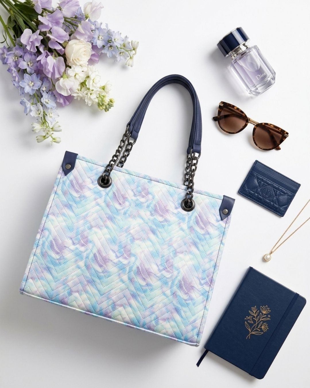 Rainbow Chevron Handbag