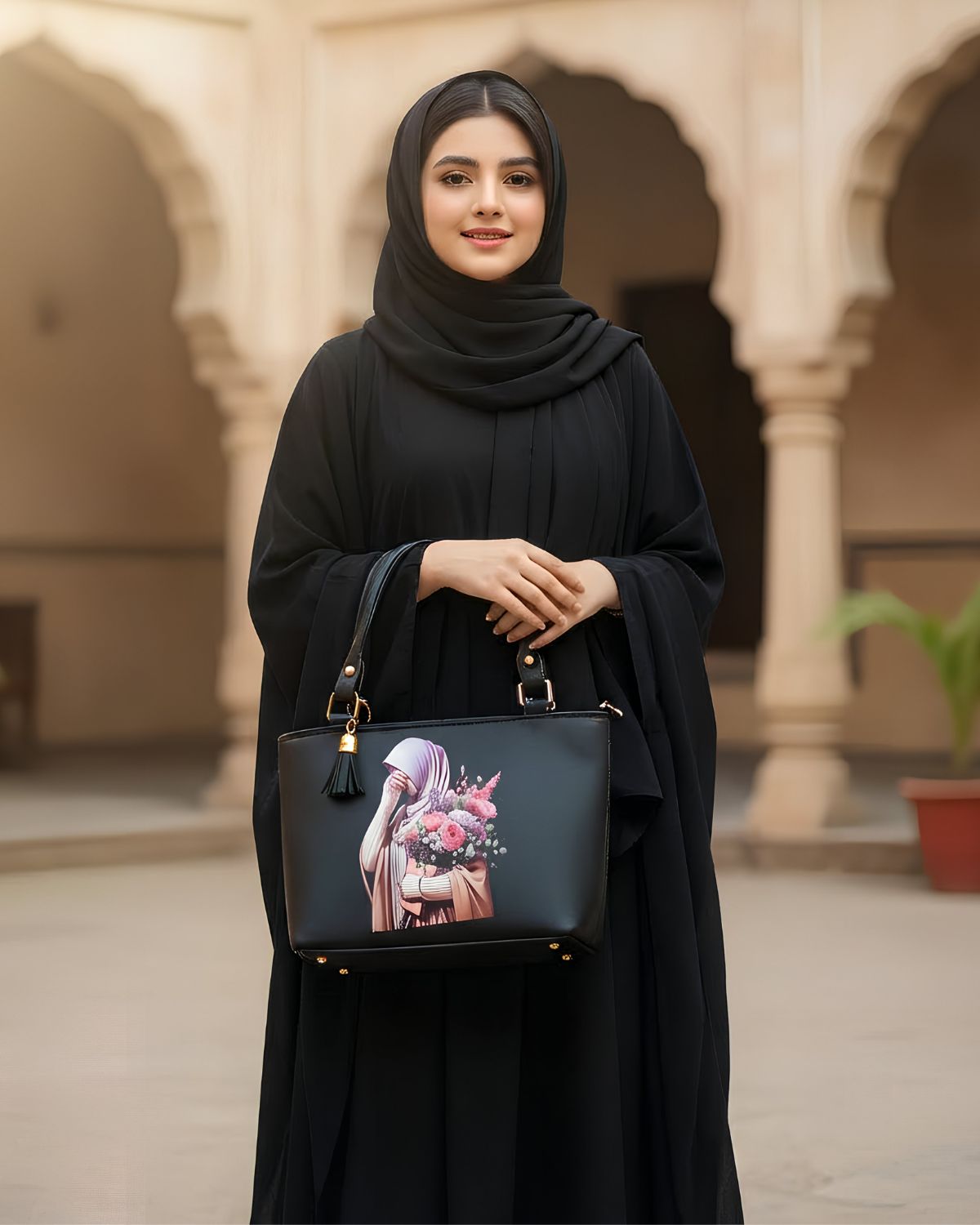 Elegant Bouquet Hijabi Bag for Girls & Women's