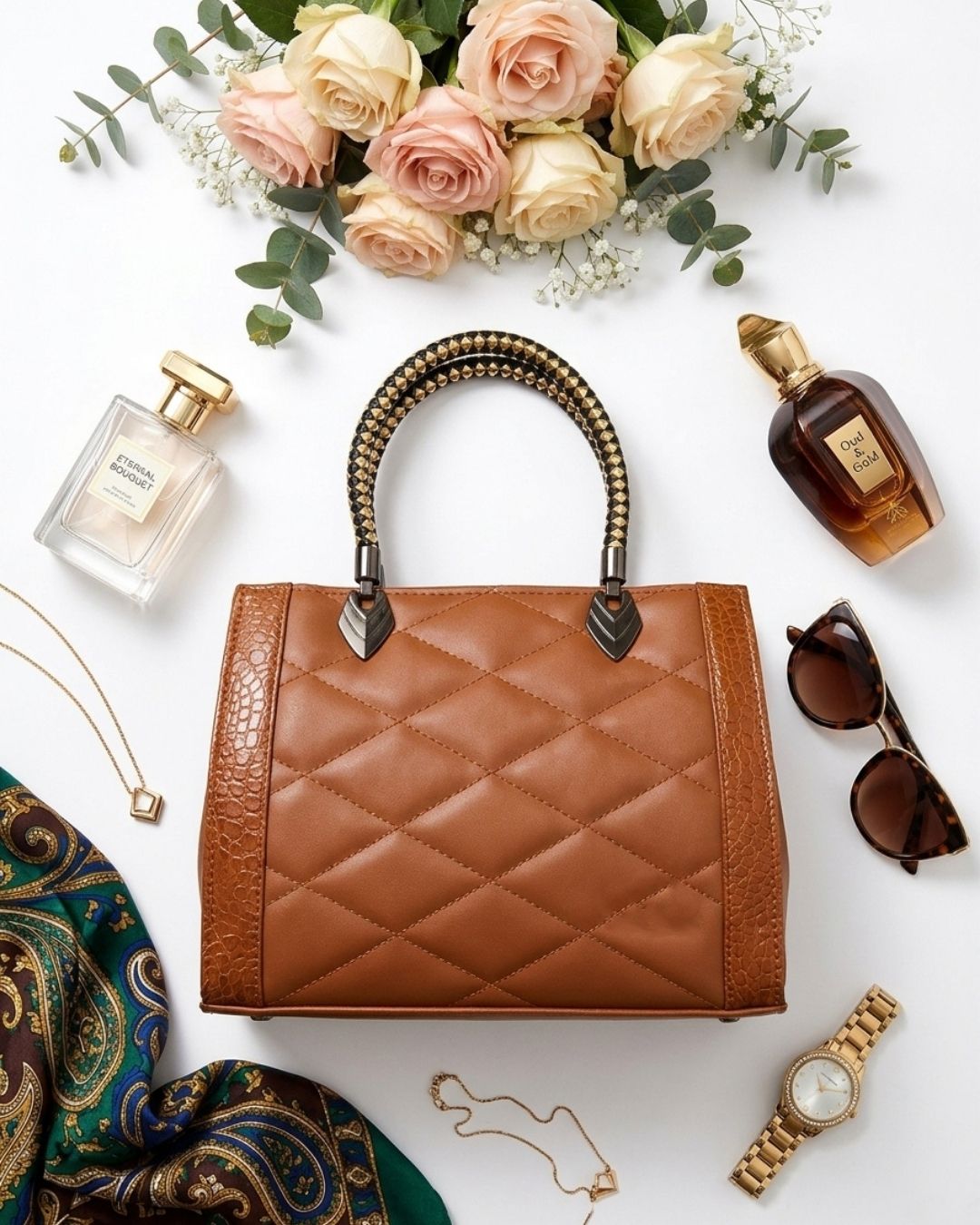 Elegant Diamond Tote
