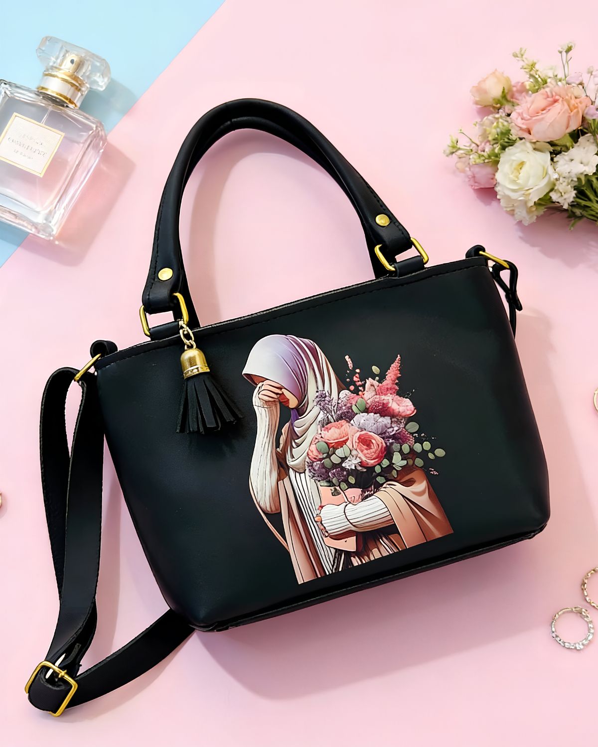 Elegant Bouquet Hijabi Bag for Girls & Women's