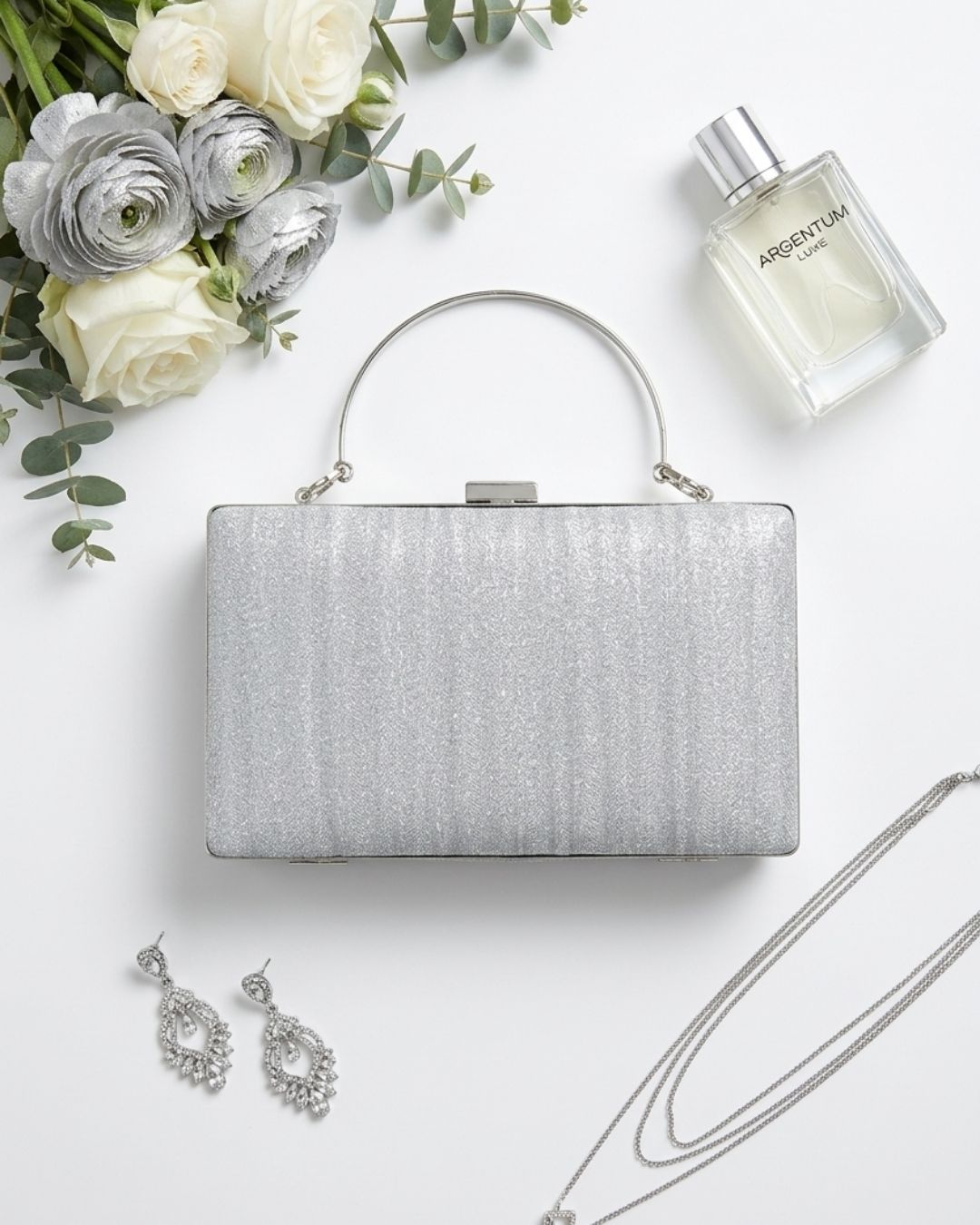 Luxury Shimmer Clutches for Womens
